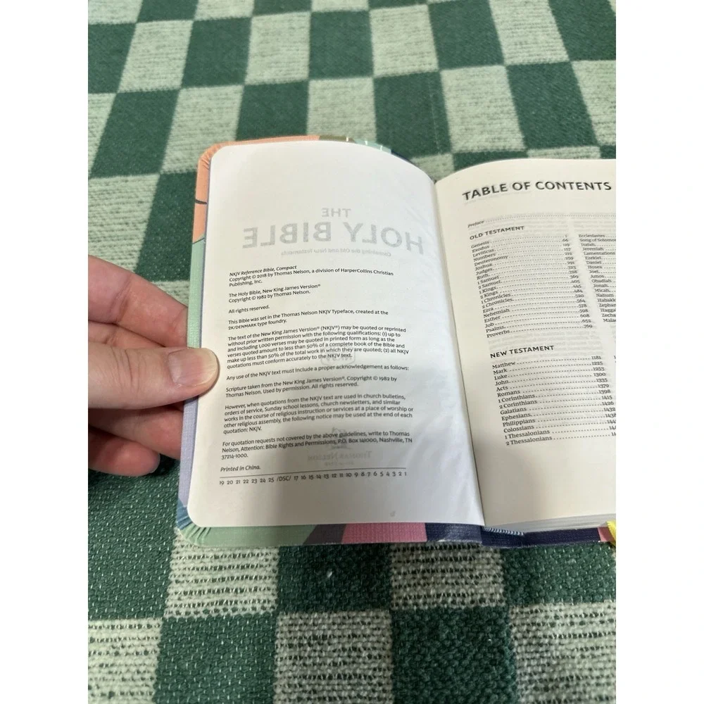 Thomas Nelson NKJV Reference Bible Compact Edition New without Box